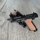 Брелок розбірний пістолет Антистрес M92 BERETTA чорного кольору, іграшка з металу та пластику - зображення 4