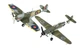 Збірна модель 1:72 літаки Bf109G-10 & Spitfire Mk.V Combat Set Revell 03710 - зображення 2