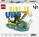 Конструктор LEGO Editions Football Вінісіус Жуніор — найкращі моменти футбольних матчів 510 деталей (43027) - зображення 1
