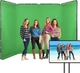 Система поддержки фона для фотостудии GSKAIWEN 7.87 x 13.12" Черный Б/В - изображение 1
