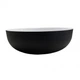 Умивальник накладна чаша Adamant Sunline New Black-White glossy d395x130мм 39,5 см - зображення 2