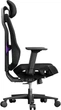 Кресло для геймеров 1STPLAYER Ergo Aero Black-Purple (ERGO-AR-BK) - изображение 8