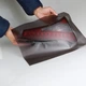 Автопленка PVC ANNHAO матовая черная 40см x 1м виниловая 130мкм 4.8mil защитная для фар и ЛКП - изображение 3