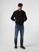 Мужская кожаная куртка Bugatti, 126/015 navy синий 50 - изображение 3