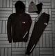 Спортивний костюм Under Armour чоловічий зіп худі + штани чорний 2XL 4119 - зображення 2