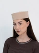Шляпа таблетка с камушками D.Hats Бежевый - изображение 5