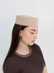 Шляпа таблетка с камушками D.Hats Бежевый - изображение 6