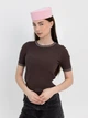 Шляпа таблетка коттоновая D.Hats светло розовая - изображение 6