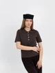 Шляпа таблетка коттоновая D.Hats цвет черный - изображение 2