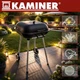 Гриль угольный садовый Kaminer 27321 с крышкой, колесами, полкой и большой решеткой (барбекю) - изображение 9