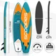 Надувна SUP дошка Scoopes Velo 350 см 2в1 (SUP + каяк) з веслом, сидінням, насосом та повним комплектом аксесуарів - зображення 8