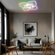 Смарт люстра управляемая светодиодная ROOM ICE RGB 6S 70 Вт SMART 380x380x75 мм Белая - изображение 5