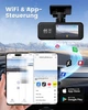Відеореєстратор SIGRILL 4K+1080P з Wi-Fi, передня і задня камера, 64GB - изображение 4