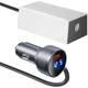 Starlink Mini автоадаптер перехідник 12-36V перетворювач в авто для термінала Старлінк Міні від DC прикурювача USB 18W та TYPE-C 45W - зображення 2