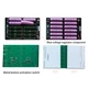 ИБП DIY 36W под АКБ 12x18650x3400mAh Max (до 40800mAh/148Wh) с дисплеем, Out: 1xUSB 5V3A, 2xDC 5.5*2.1/2.5mm, 9V1A/12V3A, In: DC 12-13V3A 185x125mm, WHITE (Без АКБ, кабелей и БП) - изображение 6