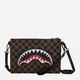 Torebka crossbody mała Sprayground Check 2 Emboss Crossover 910B8239NSZ Brązowa (800070353673) - obraz 1