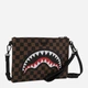 Torebka crossbody mała Sprayground Check 2 Emboss Crossover 910B8239NSZ Brązowa (800070353673) - obraz 3