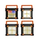 Портативная колонка с фонарем NEWVEW NV-9153 Solar Panel/BT/USB/TF/FM Orange - изображение 3