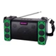 Портативная колонка NEWVEW NV-9172 Solar Panel/BT/USB/TF/FM Green - изображение 1