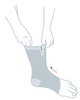 Бандаж на гомілковостопний суглоб Actimove Arthritis Care Ankle Support Бежевий розмір S 1 шт (4042809670554) - зображення 4