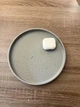 Декоративна пластикова тарілка з текстурованною текстурою з каменю Obsidian Trinket Tray (00011) Чорна - изображение 6