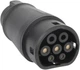 Перехідник адаптер для зарядки електромобілів Type 1 - Type 2 (Mennekes IEC 62196-2 – J1772) чорний - зображення 4