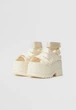 Босоножки женские UGG Goldenstar Ankle Strap Platform Sandal white 40 - изображение 1