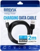 Кабель Brevia USB to Type-C 2 м Black ZIP (51200BUCZ1) - изображение 4