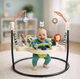 Детский игровой центр Gemei Jumperoo с подсветкой, звуком и вращением 360°, регулировка высоты, бежевый - изображение 2