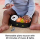 Детский игровой центр Gemei Jumperoo с подсветкой, звуком и вращением 360°, регулировка высоты, бежевый - изображение 7