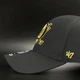 Чорна кепка 47 Brand NHL Anaheim Ducks Metallic H-MTLCS25WBP-BKC - зображення 4