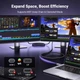 Кабель UGREEN CM556 двонаправлений USB-C для DisplayPort 1.4 (DP для Type-C) 8K/60Hz для iPhone 17 / 16 / 15 Macbook Pro Thunderbolt 3/4 USB для DP Cable 2m Grey (35880) - зображення 9