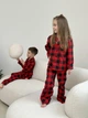 Дитяча тепла піжама з фланелі “Holly Jolly” (сорочка і штани) COSY 116 Червоний (cosy4834124) - зображення 1