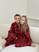 Дитяча тепла піжама з фланелі “Holly Jolly” (сорочка і штани) COSY 140 Червоний (cosy4834124s3) - изображение 5