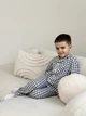 Дитяча тепла піжама із фланелі "Cosy Harmony" (сорочка і штани) COSY 116 Сірий (cosy4839069) - зображення 3