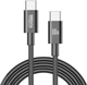 Кабель Brevia Type-C to Type-C 60W 1 м Black ZIP (55100BCCZ1) - зображення 1