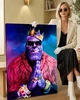Картина з Таносом із суперлиходієм у короні та прикрасах - «Thanos Rich» - 30х40 см - изображение 3