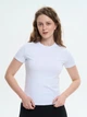 Футболка хлопковая женская ROZA 240239 S Белая (4824005755088) - изображение 1