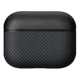 Карбоновий чохол Pitaka Aramid Fiber Magnetic Case Black/Gray для AirPods Pro 3 (2025) (APM2501) - зображення 2