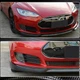 Накладка на передний бампер Lip V1 (2012-2016, Карбон) для Tesla Model S 2012– гг - изображение 3