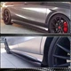 Бокові пороги V1 (для HB, Карбон) для Mercedes CLA C117 2013-2019 рр - зображення 4