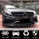 Передний Лип-спойлер V4 для SD C63 AMG 2015-2019 Карбон для Mercedes C-сlass W205 - изображение 4