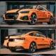 Боковые Пороги 2021-2025 V1 (для Sportback, Карбон) для Ауди A5 - изображение 3