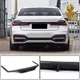 Диффузор заднего бампера Карбон (для M-Sport 2019-2022, Карбон) для BMW 7 серия G11/G12 - изображение 1