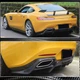 Дифузор заднього бампера (для 2015-2017, Карбон) для Mercedes AMG GT C190/R190 рр - зображення 3