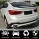 Спойлер крышки багажника Карбон V1 для BMW X6 F16 2014-2019 гг - изображение 2