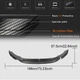 Передний спойлер Lip V3 для F86, Карбон для BMW X6 F16 2014-2019 гг - изображение 6