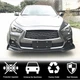 Накладки на протитуманки (для Q50 Sport 2018-2022, Карбон) для Infiniti Q50/Q60 рр - зображення 3