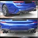 Дифузор заднього бампера V7 (для M-Sport 2018-2022, Карбон) для BMW 3 серія G20/G21 2018- рр - зображення 3