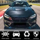 Передний спойлер Lip V3 для F87 M2 Competition, Карбон для BMW 2 серия F22/F23 2014-2021 гг - изображение 4